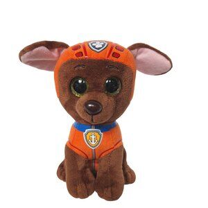TY Beanie Boo Paw Patrol Zuma Orange Dog Plush 6.5"